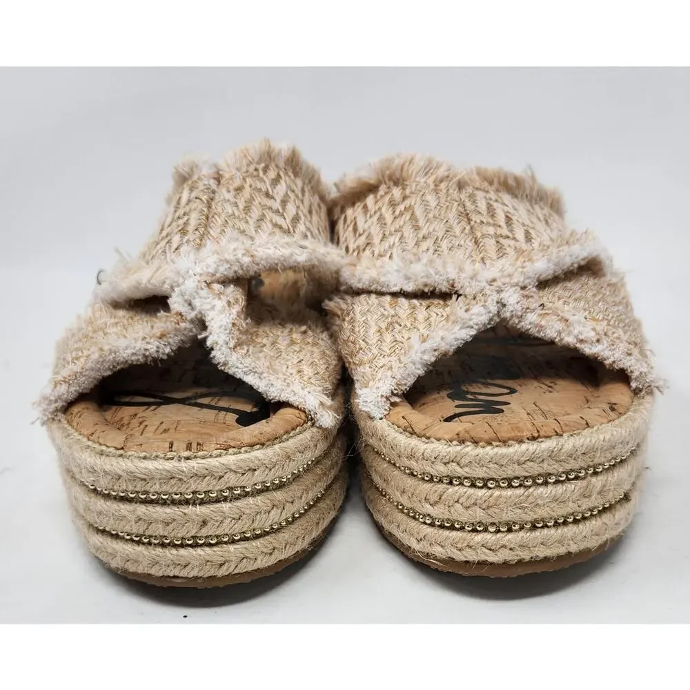 Sam Edelman Ashlynn Espadrilles Platform Sandals Womens 11